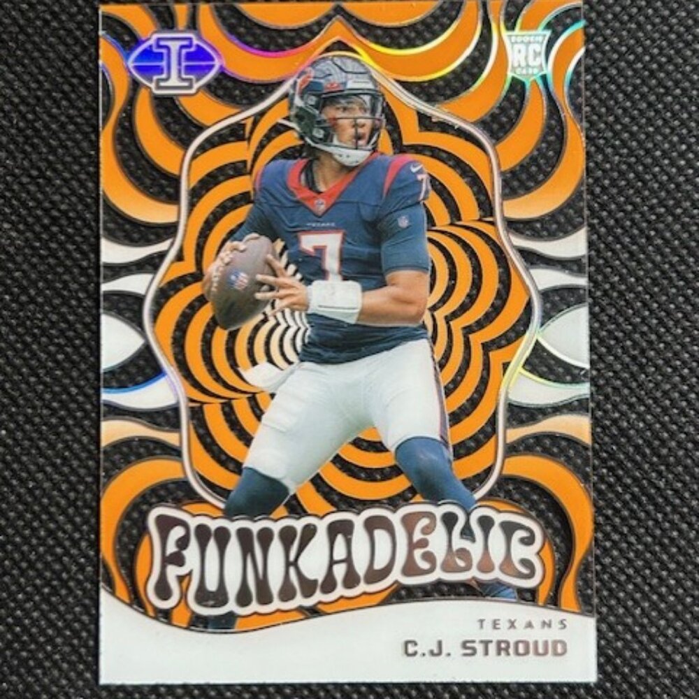 2023 Panini Illusions - Funkadelic Orange #14 C.J. Stroud RC Rookie Texans